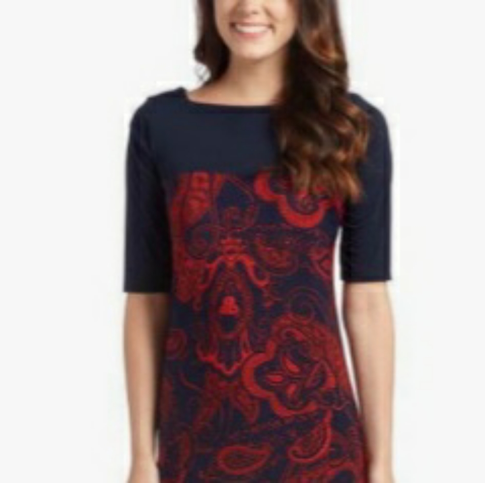 Fashion Two-Toned Top/Tunic NWOT